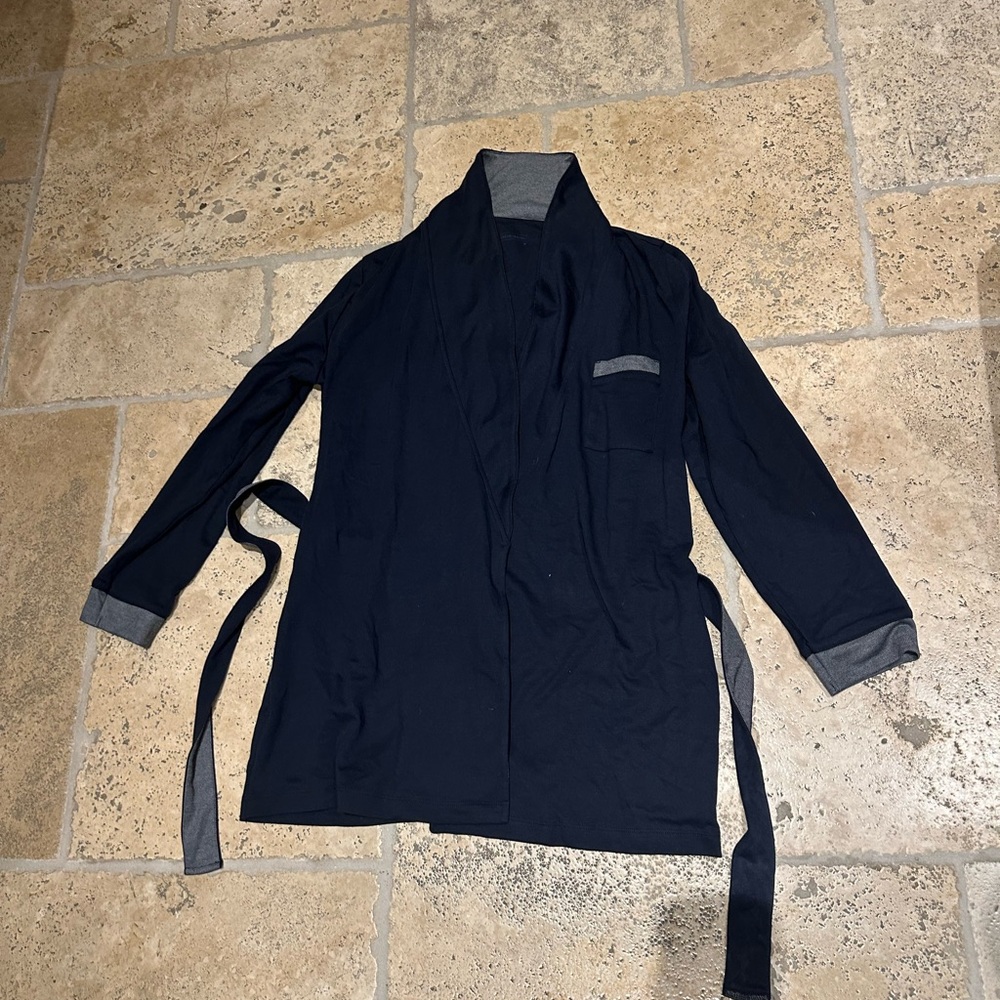 Men's Black Shawl Collar Jacket / Robe